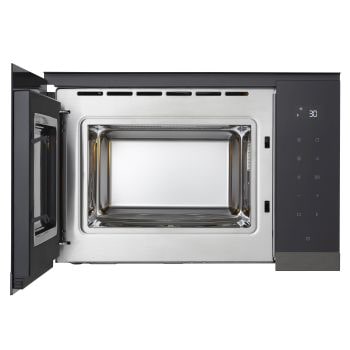 Foto frontale con sportello aperto forno microonde da incasso MG7Z2593B